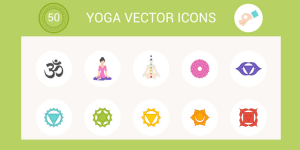 Free Download: 50 Yoga Icons (PSD, SVG, PNG, AI, EPS)