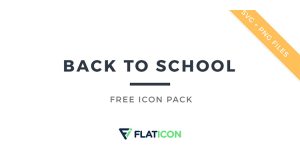 Fresh Free ”Back to School” Icons For Designers (3 versions available)