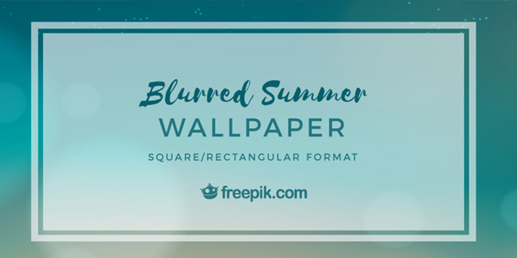 Free Blurred Summer Wallpapers (JPG, AI, EPS)